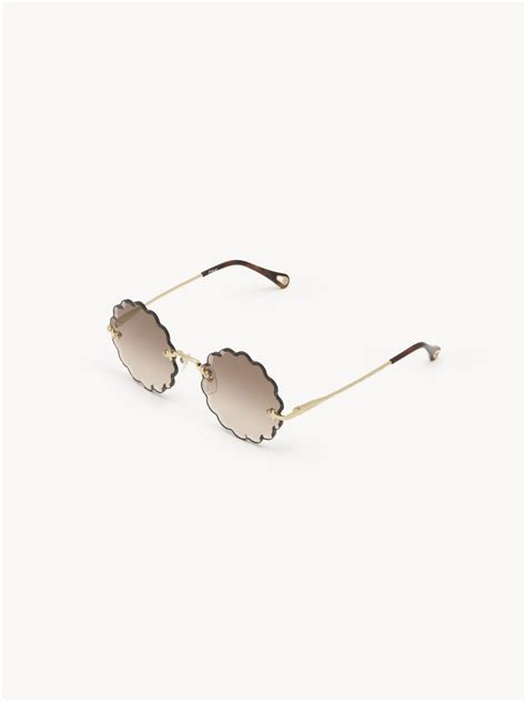 chloe rosie sunglasses brown|Chloé Rosie Petite Sunglasses .